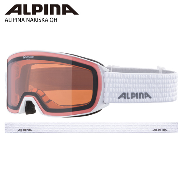 ALPINA（スポーツ） スキーゴーグル、サングラス（色：ホワイト系