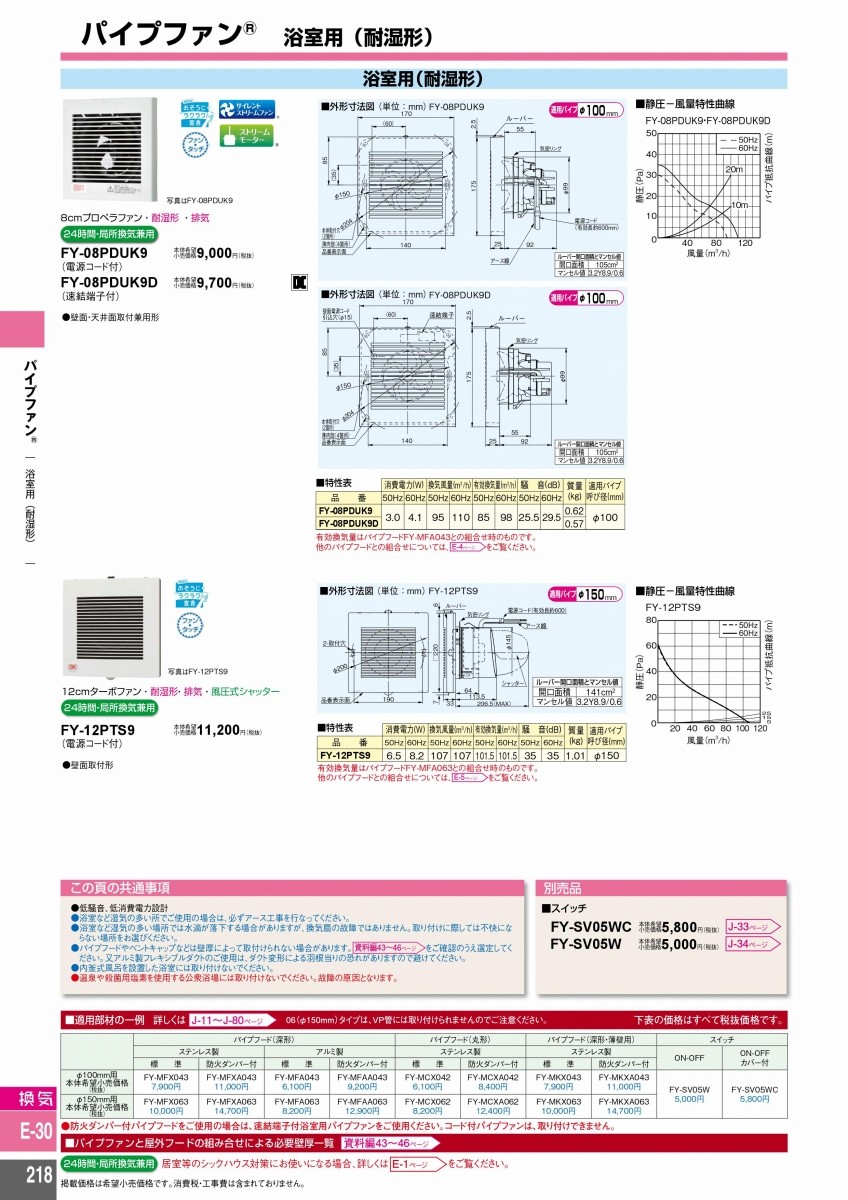 大人気FY-12PTS9 パナソニック 換気扇 パイプファン FY-12PTS9 空調