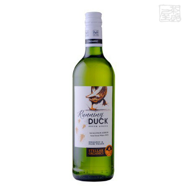 ステラー ランニングダック オーガニック＆酸化防止剤無添加 セミスイート 750ml やや甘口 南アフリカ 白ワイン