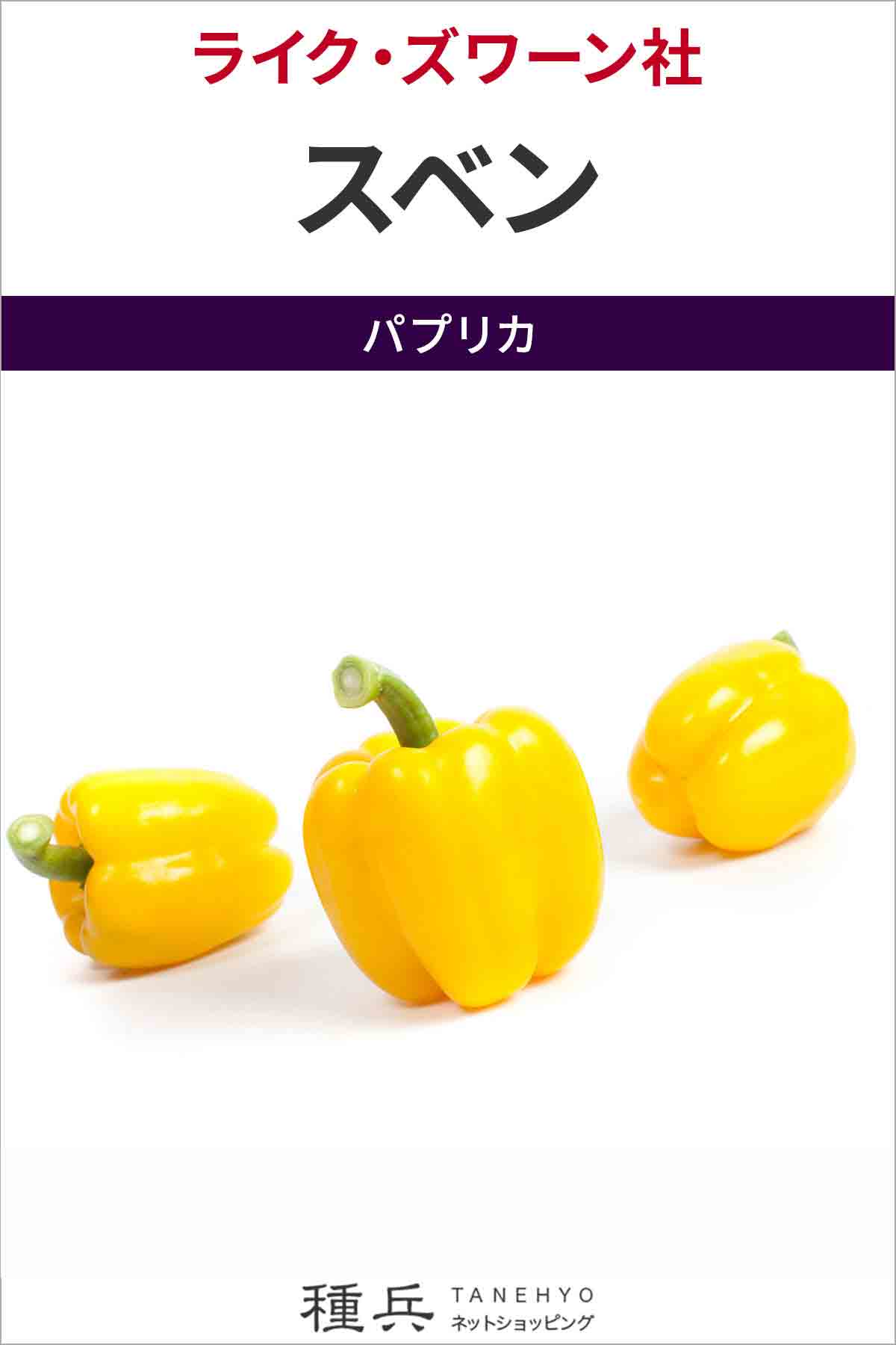 オレンジパプリカ 種 『スベン』  ライクズワーン/1000粒