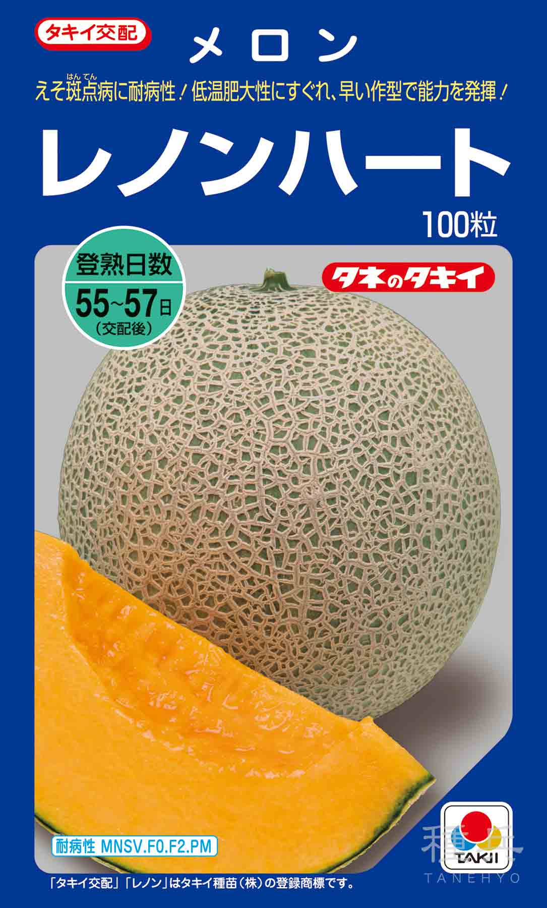 赤肉メロン 種 『レノンハート』 AMA01R タキイ種苗/100粒