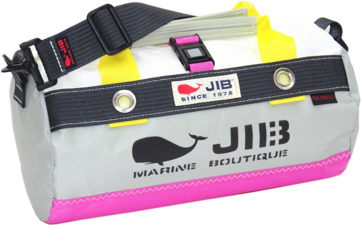 JIB DSSB ダッフルバッグSSボーダー アルミ缶シリーズ ピンク