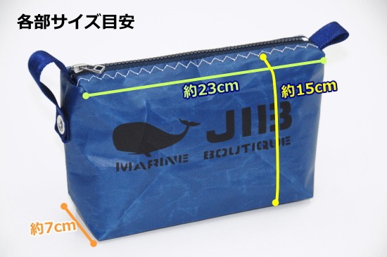 JIB（ジブ） PODSS53 JIB ドキュメントポーチSS ロケットブルー×ピンク