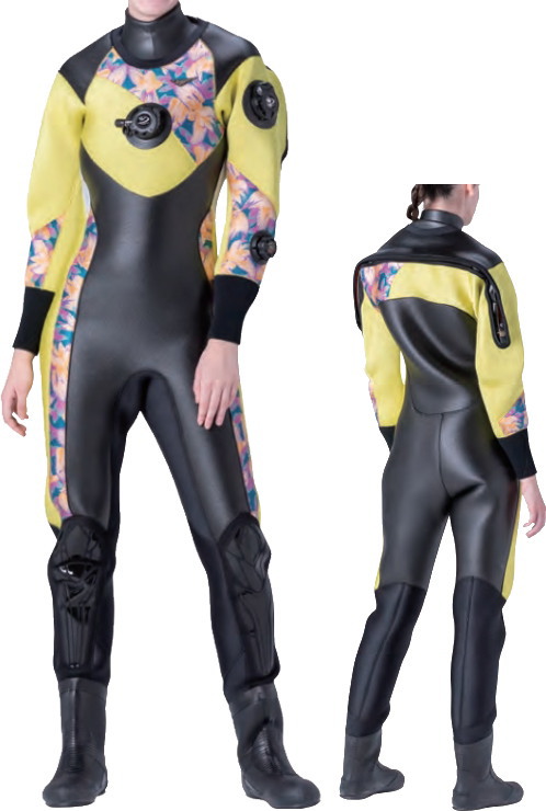 World Dive ドライスーツ & SCUBAPRO ウェットスーツ他 XB ワールドダイブ 女性用ウェットスーツ ＊3mm・5mm／XBツーピース