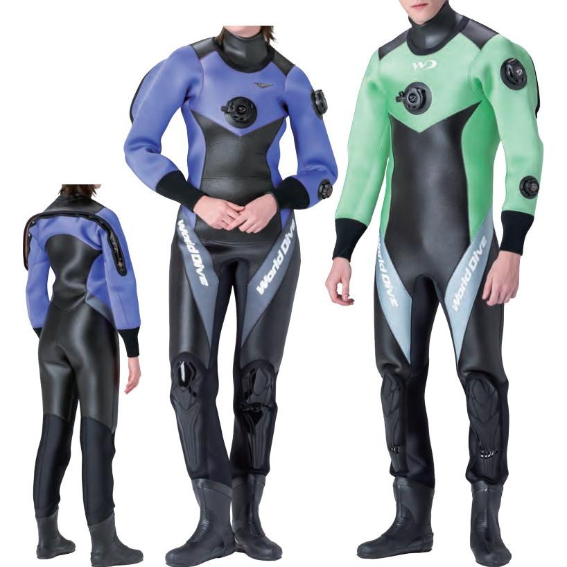 WorldDive ワールドダイブ　ドライスーツ ZMD1 ワールドダイブ ドライスーツ ＊3.5mm／ZMD1／WORLD DIVE