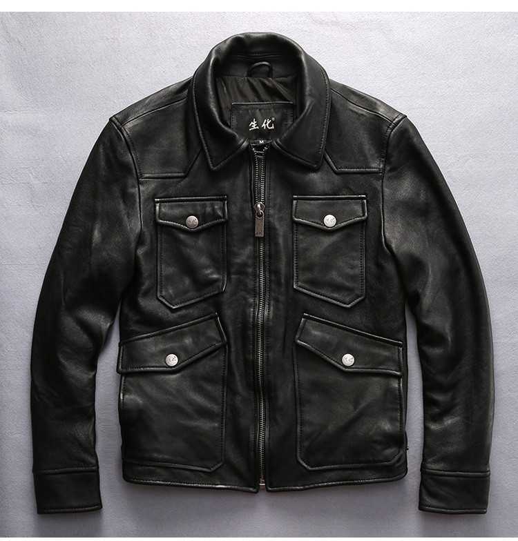 メンズファッション レザージャケット 羊革ジャケット ラム革 ライダー メンズファッション レザージャケット 羊革ジャケット ラム革 ライダー