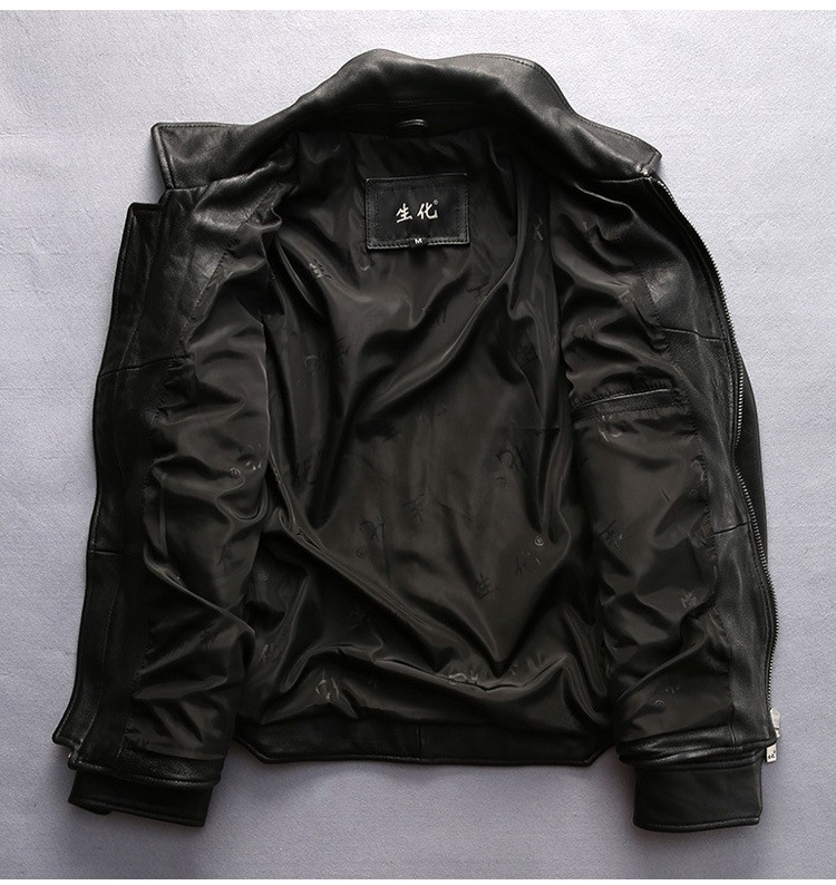メンズファッション レザージャケット 羊革ジャケット ラム革 ライダー