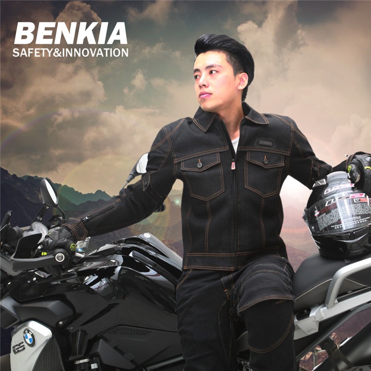 BENKIAバイクジャケット メッシュジャケット 春夏秋 レーシング 登録