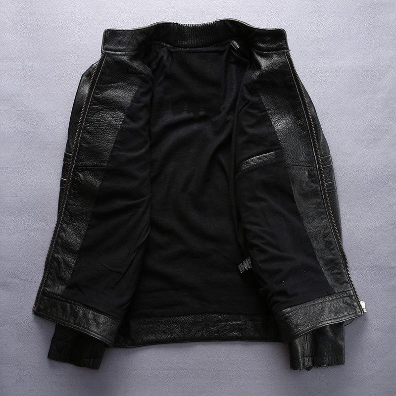 メンズファッション レザージャケット 牛革ジャケット パンク ロック風