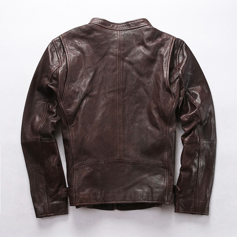 ラム革ジャケット ラム革 本革ジャケット 羊革 立ち襟 レザー