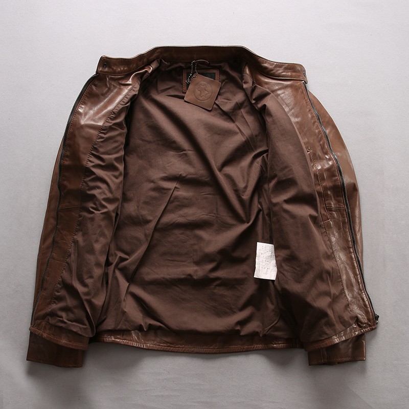 牛革ジャケット 本革バイクジャケット 牛革 ライダースジャケット 刺繍