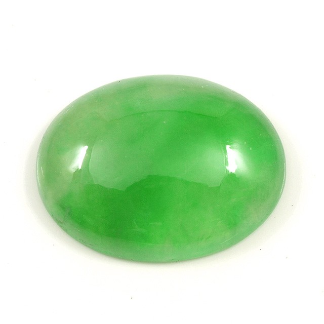 大粒天然石翡翠ヒスイルース約25.80ct オーバル カボション 大粒天然石翡翠ヒスイルース約25.80ct オーバル カボション