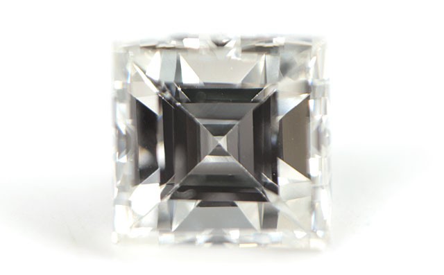 天然ダイヤモンドルース 0.164ct, Fカラー, SI-1, スクエア
