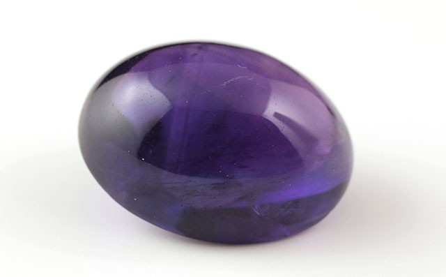 カボション・カットのアメジスト ルース(裸石) 12.89ct (アメシスト/紫 
