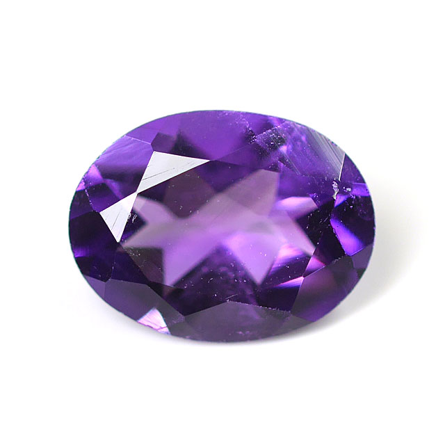 玄関先迄納品 1.04ct ルース アメジスト オーバル タノー : 紫水晶 アメシスト アメジスト