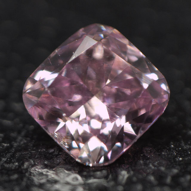天然パープルダイヤモンド ルース 0.109ct, Fancy Intense Pink Pruple  