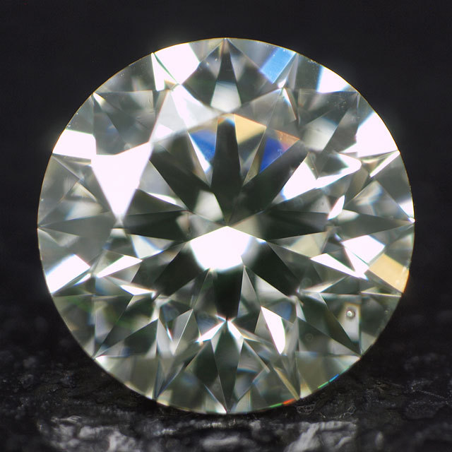 天然グリーンダイヤモンド ルース 0.213ct Faint Yellow Green VS2 ラウンドブリリアントカット ハート&キューピッド  中央宝石研究所 : 50259-y : タノーダイヤモンド ヤフー店 - 通販 - Yahoo!ショッピング