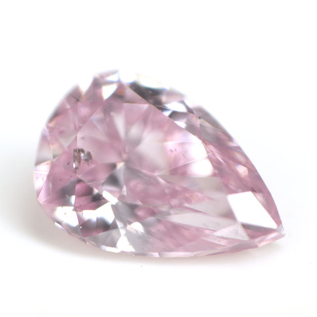 天然ピンクダイヤモンド ルース, 0.064ct, Fancy Purplish Pink, SI-1