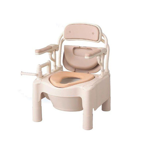介護用品 排泄介護 ポータブルトイレFX-CPはね上げ 快適脱臭 ノーマル