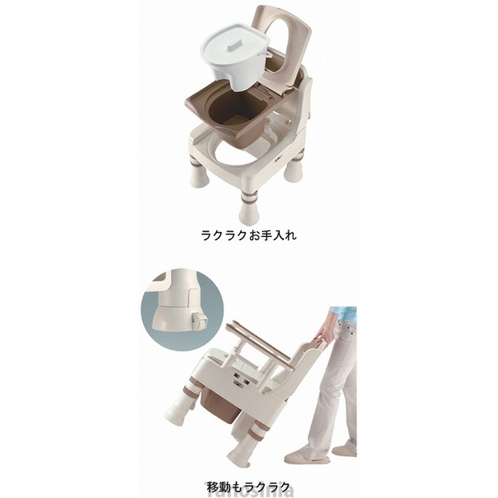 ★ポータブルトイレ　きらく　ミニでか　MS型（株）リッチェル　未使用★介護 316188-2.jpg