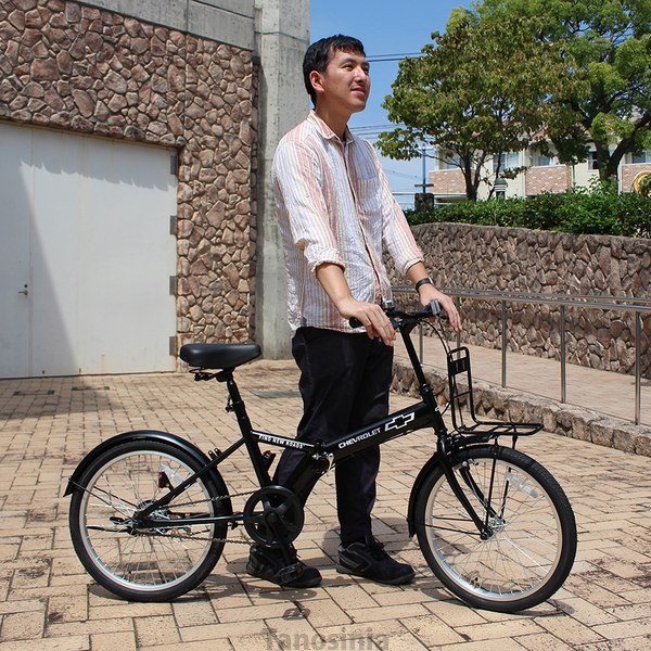 ジモティ来店特価!!!【ジック】　シボレーFDB 折りたたみ自転車　　J-105 折りたたみ自転車 CHEVROLET FDB206 Smoke Gray 64248-14 [外装6段 /20