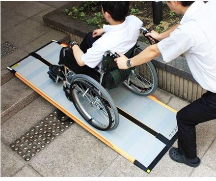 段差解消スロープ 段差スロープ 車椅子 スロープ 折りたたみ 1m ケア