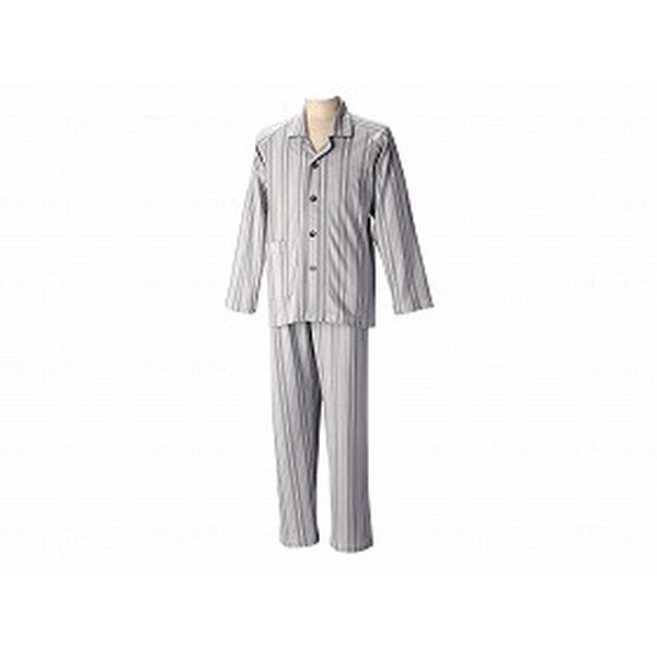 GUNZE（グンゼ） 介護用品 寝巻き 紳士長袖パジャマ 通年用 上下セット