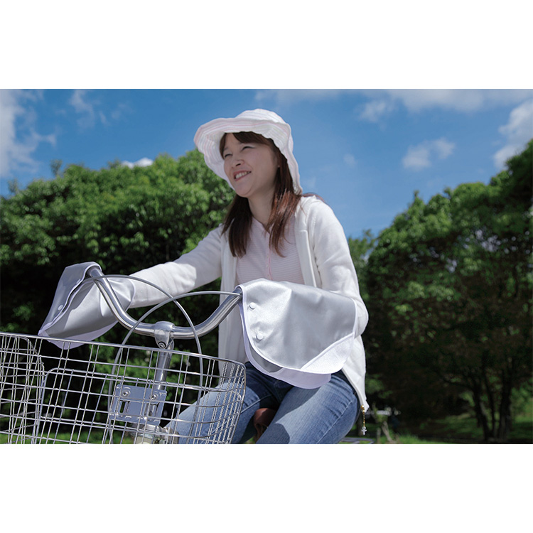 川住製作所 サマーハンドルカバー UVカット率99.2％ メッシュ 自転車用