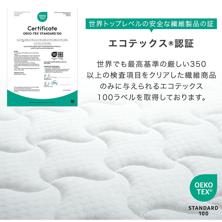 ダブルベッド！新品マットレス付き タンスのゲン ダブルベッド マットレス付 3ゾーン 高反発マットレス