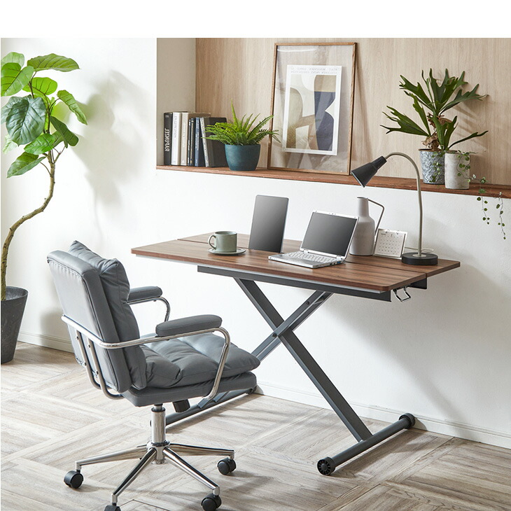 タンスのゲン 昇降式テーブル センターテーブル 昇降テーブル 120cm 無