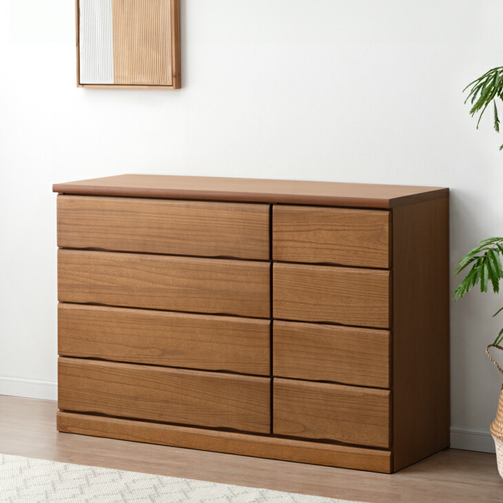 タンスのゲン タンス 国産 完成品 幅120 4段 チェスト 収納 おしゃれ