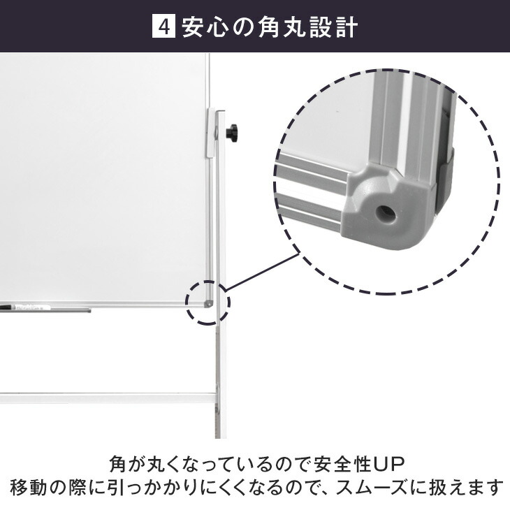 ホワイトボード両面 幅120cm 高さ90cm 一台両役 ペントレー マグネット 楽天市場】【☆最大3,000円OFFcp！】【法人様送料無料】ホワイト