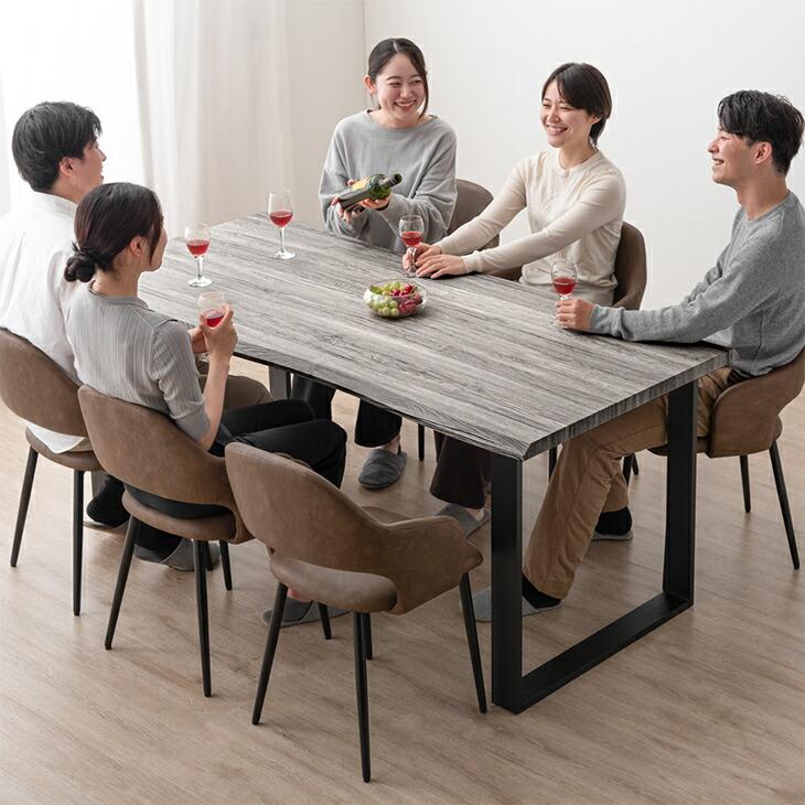 ダイニングテーブル 4人掛け 6人掛け 180 × 80 長方形 北欧 おしゃれ 単品 ヴィンテージモダン テーブル ダイニング リビングテーブル｜tansu｜10