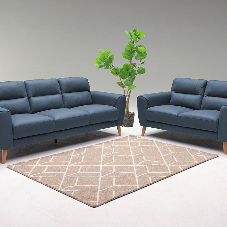 ラグ ラグマット コットン ウール 140×200cm 約 1.5畳