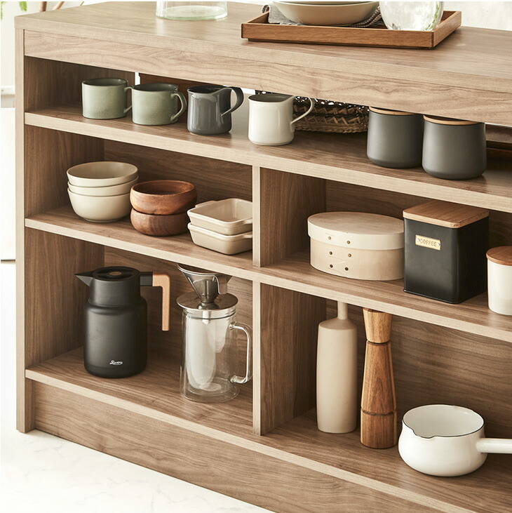 キッチンカウンター 幅165 L字 間仕切り 完成品 バーカウンター