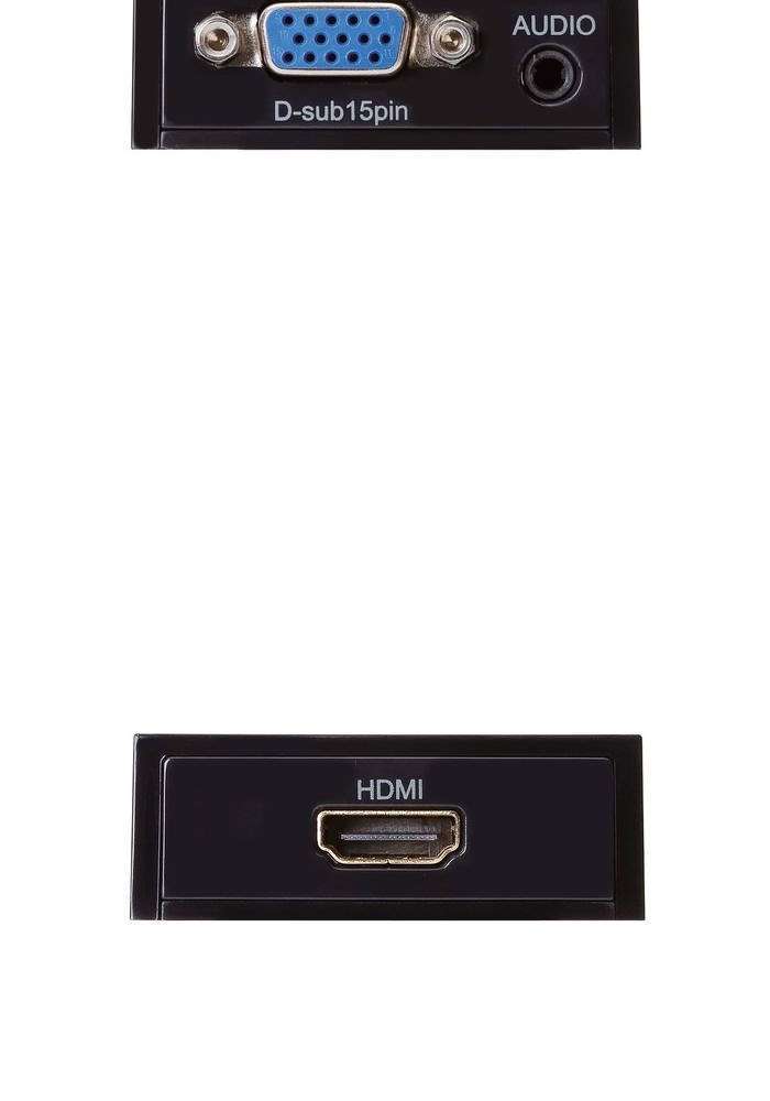エレコム AD-HDCV01 ダウンスキャンコンバーター HDMI‐VGA 3.5φ HDMI1