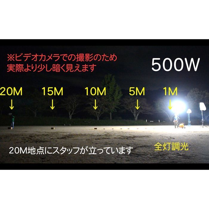 和コーポレーション　BL-500-SS　輝夜　500W　LED反射バルーンライト　中型三脚仕様　(BL500SS)