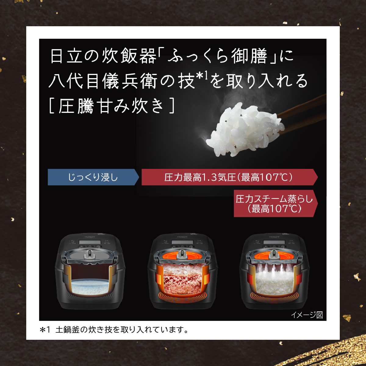 日立（HITACHI） IHジャー炊飯器 ふっくら御膳 HITACHI RZ-V100HM-W