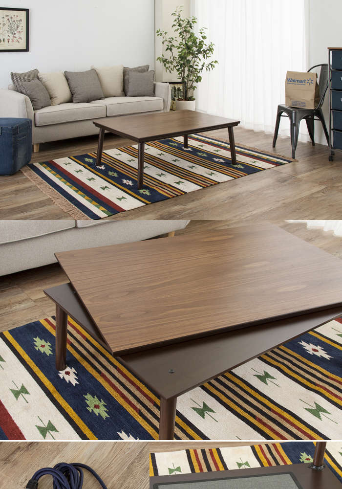 東谷 あづまや KT 303 フラットヒーターコタツ 105 75cm KT303