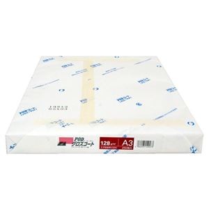 ds-2167521　王子製紙　PODグロスコート紙A3　128g／m2　4冊　(ds2167521)
