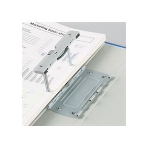 ds-970452　（まとめ）TANOSEE　両開きパイプ式ファイルE　A4タテ　30mmとじ　(ds970452)　グレー　30冊