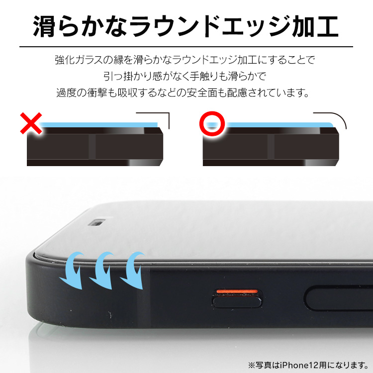 【iPhone5~14 Pro Maxまで】iPhone 保護フィルム 2枚セット ガラスフィルム 高硬度9H 画面透過率98% 保護ガラス iPhone 13 12 Pro mini Max 11 iPhone SE2 SE｜tantobazarshop｜07