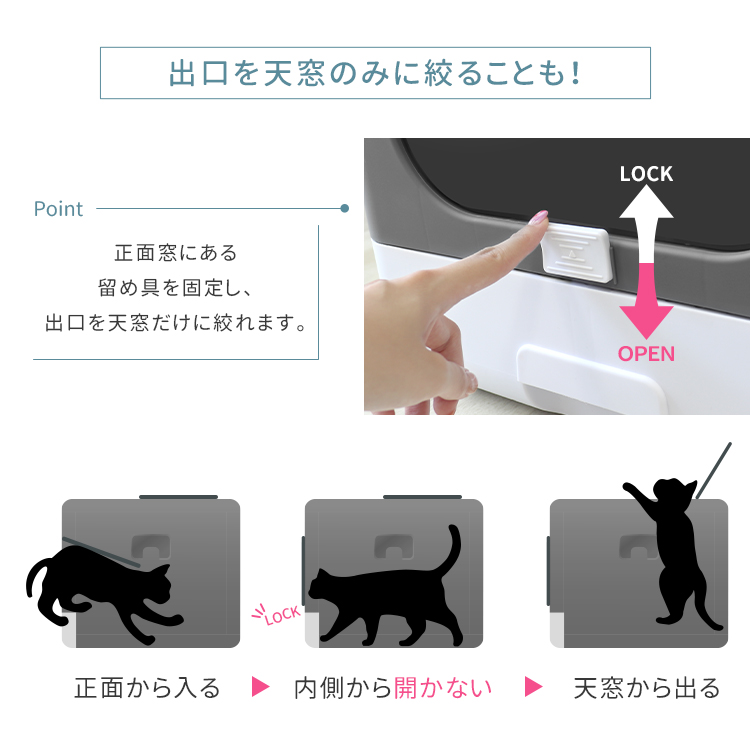 ★専用フィルター1+3枚付き★ 猫用トイレ 折り畳みトイレ 手入れ簡単 トイレ用品 組み立て式 おしゃれ 猫用グッズ 折りたたみ キャットトイレ シンプル｜tantobazarshop｜06