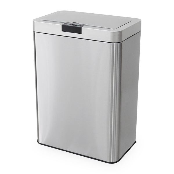 WEIMALL センサー付きダストボックス 45L シルバー Amazon｜WEIMALL ゴミ箱 45L 47L 自動開閉 ステンレス センサー