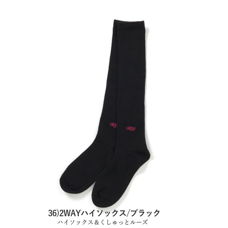 algy（アルジー） 2枚からメール便送料無料 セール ハイソックス