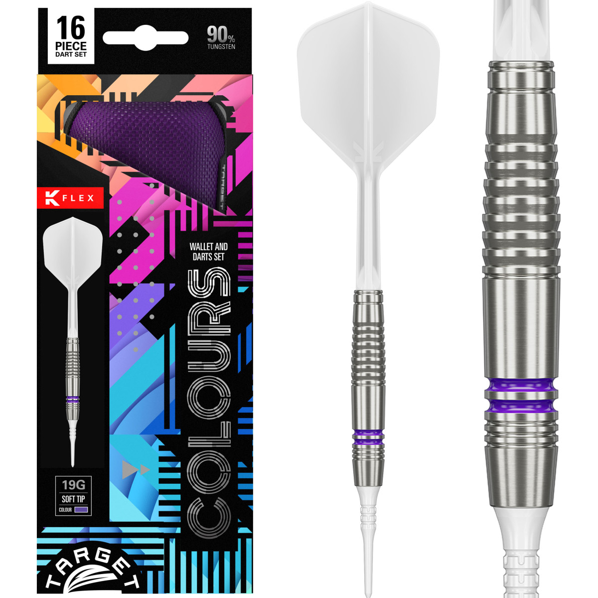 Target（ターゲット） 初心者向けダーツ ケース付き TARGET COLOURS G4