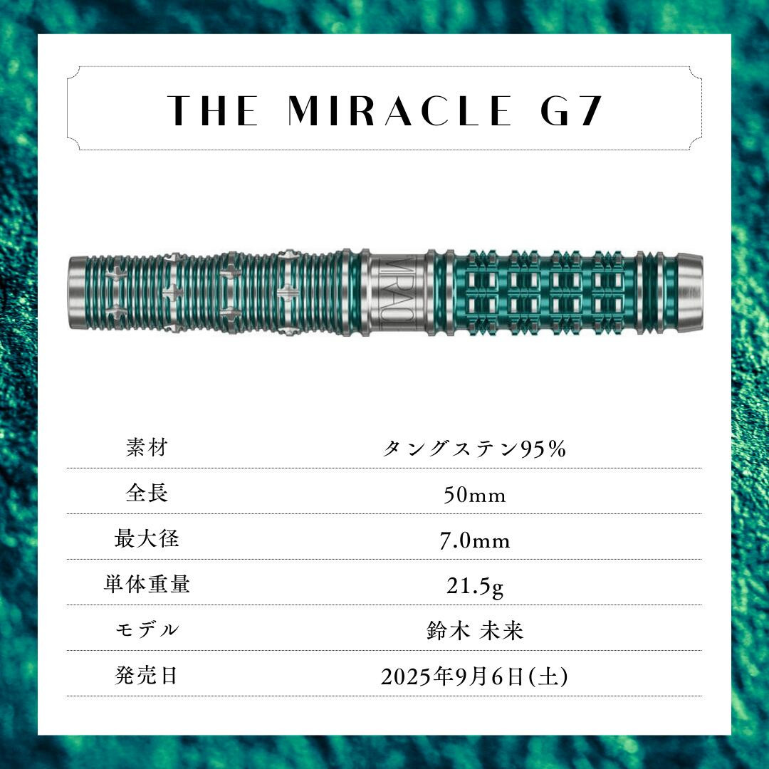 Target（ターゲット） TARGET THE MIRACLE G7 95% 21.5G 2BA SOFT TIP