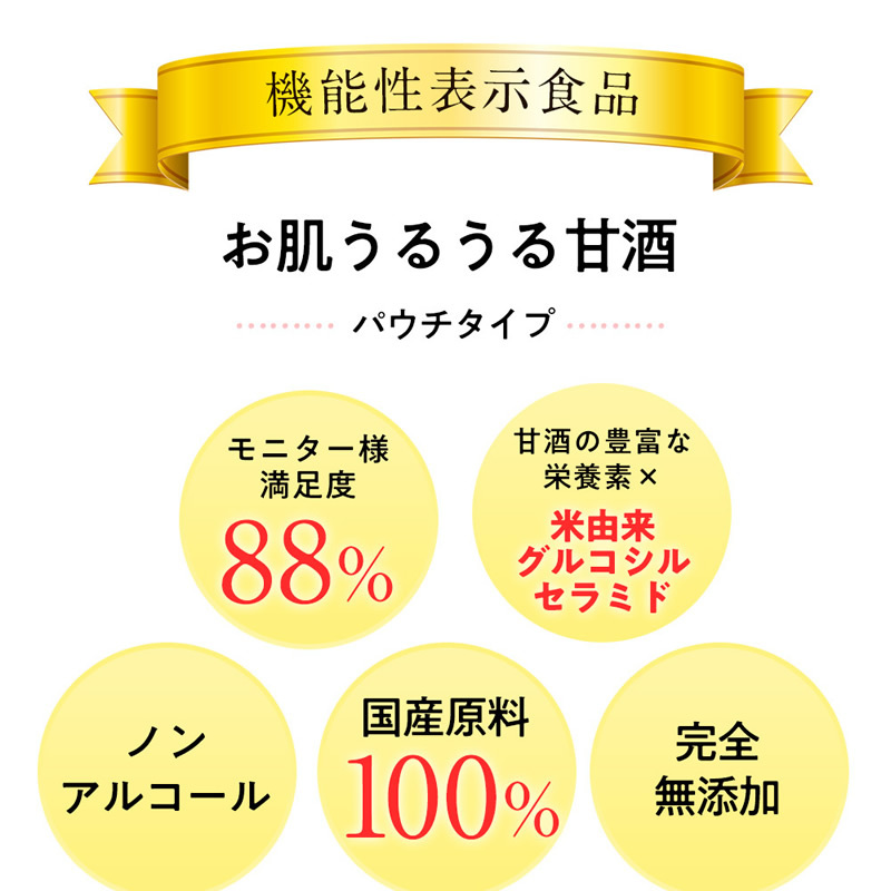 最大84％オフ！ 機能性表示食品 お肌うるうる甘酒 パウチタイプ 2袋セット hawks202111 www.massaazikeskus.ee