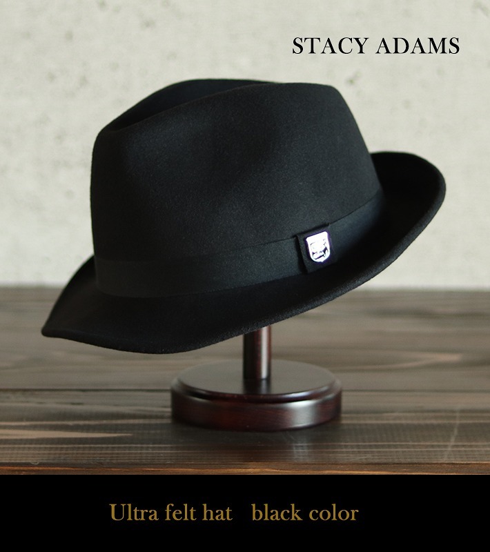 USA ブランド STACYADAMS ステイシーアダムス ウルトラフェルトハット ポリエステル 高級感 紳士 帽子 メンズ ギフトラッピング 父の日  黒 ブラック M L XL :saw669-bl:ハット帽子通販taRutaRu タルタル - 通販 - Yahoo!ショッピング