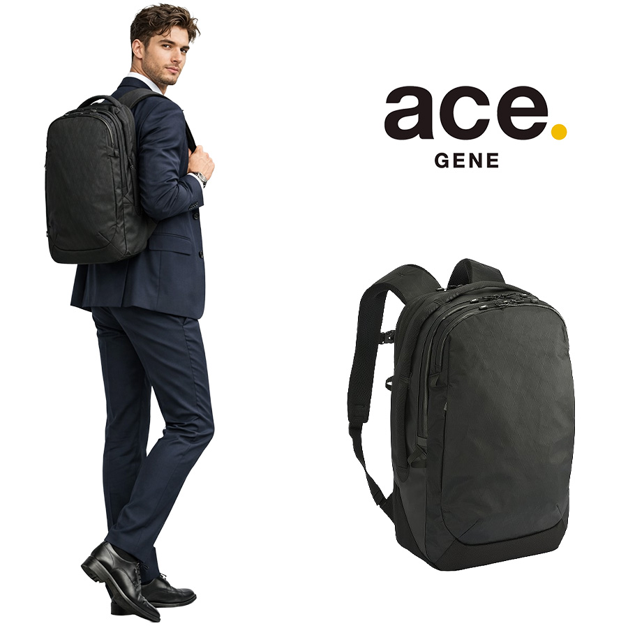 お得（未使用）ACE ブラックビジネスリュック ace. ビジネスバッグ サルティー ビジネスリュック スニーカー通勤 14